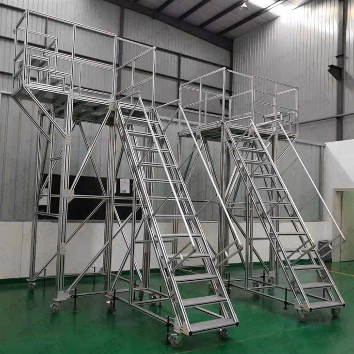 Aluminum Wheelbarrow Rolling Stairs